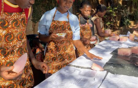 Batik making and Drum Circle
